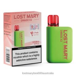 LOST MARY Australia - Double Apple LOST MARY DM600 X2 Disposable Vape N2R6185