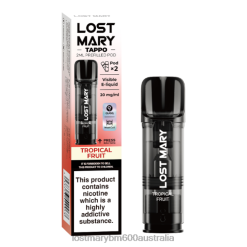 LOST MARY Australia - Tropical Fruit LOST MARY Tappo Prefilled Pods - 20mg - 2PK N2R6176