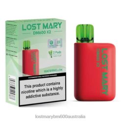 LOST MARY Australia - Watermelon LOST MARY DM600 X2 Disposable Vape N2R6194