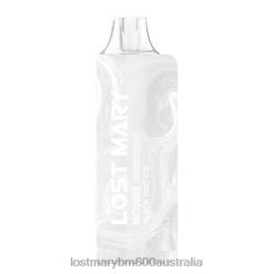 LOST MARY Disposable Vapes - Black Duo Ice LOST MARY MO5000 Disposable N2R67
