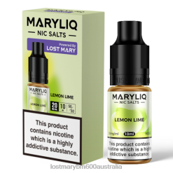 LOST MARY Disposable Vapes - Lemon Lime LOST MARY MARYLIQ Nic Salts - 10ml N2R6205