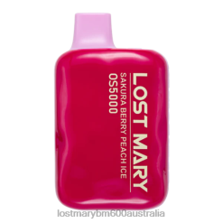 LOST MARY Disposable Vapes - Sakura Berry Peach Ice LOST MARY OS5000 Disposable N2R661