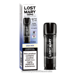 LOST MARY Disposable Vapes - Usa Mix LOST MARY Tappo Prefilled Pods - 20mg - 2PK N2R6178