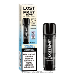 LOST MARY Melbourne - Blue Razz Lemonade LOST MARY Tappo Prefilled Pods - 20mg - 2PK N2R6175
