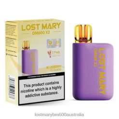 LOST MARY Melbourne - Blueberry Cloud LOST MARY DM600 X2 Disposable Vape N2R6184