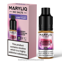LOST MARY Melbourne - Blueberry Watermelon Lemonade LOST MARY MARYLIQ Nic Salts - 10ml N2R6202