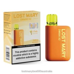 LOST MARY Melbourne - Triple Mango LOST MARY DM600 X2 Disposable Vape N2R6193