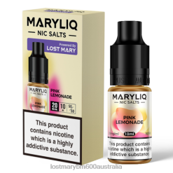 LOST MARY Vape Australia - Pink Lemonade LOST MARY MARYLIQ Nic Salts - 10ml N2R6209