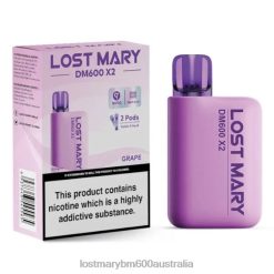 LOST MARY Vape Melbourne - Grape LOST MARY DM600 X2 Disposable Vape N2R6186