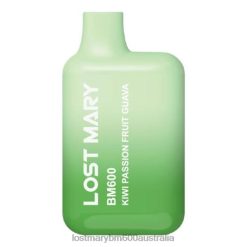 LOST MARY Vape Melbourne - Kiwi Passion Fruit Guava LOST MARY BM600 Disposable Vape N2R6141