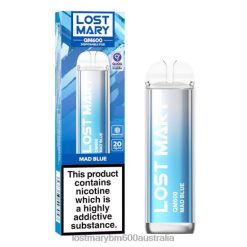 LOST MARY Vape Sydney - Mad Blue LOST MARY QM600 Disposable Vape N2R6154