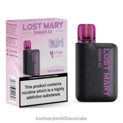 LOST MARY Vape Sydney - Mix Berries LOST MARY DM600 X2 Disposable Vape N2R6190