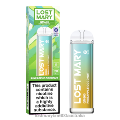 LOST MARY Vape Sydney - Pineapple Coconut LOST MARY QM600 Disposable Vape N2R6163