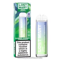 LOST MARY Wholesale Price - Blueberry Raspberry Pomegranate LOST MARY QM600 Disposable Vape N2R6153